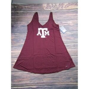 NUYU NEW Womens Size Large Red Texas A&M Aggies Short Slip Dress NWT
